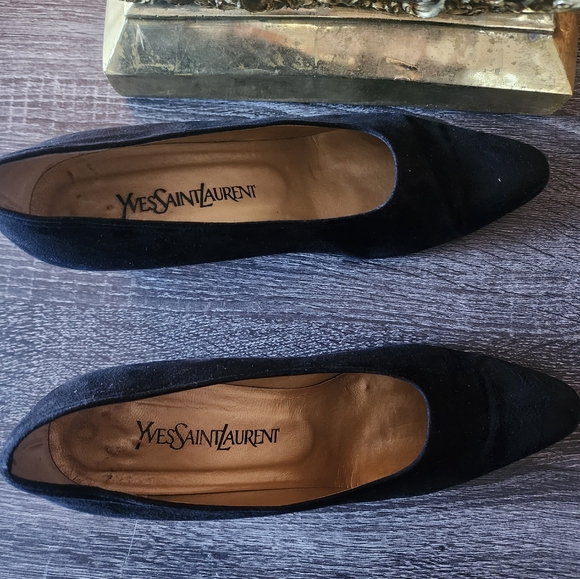 Vintage vtg authentic Yves Saint Laurent YSL pumps heels shoes - Picture 4 of 5
